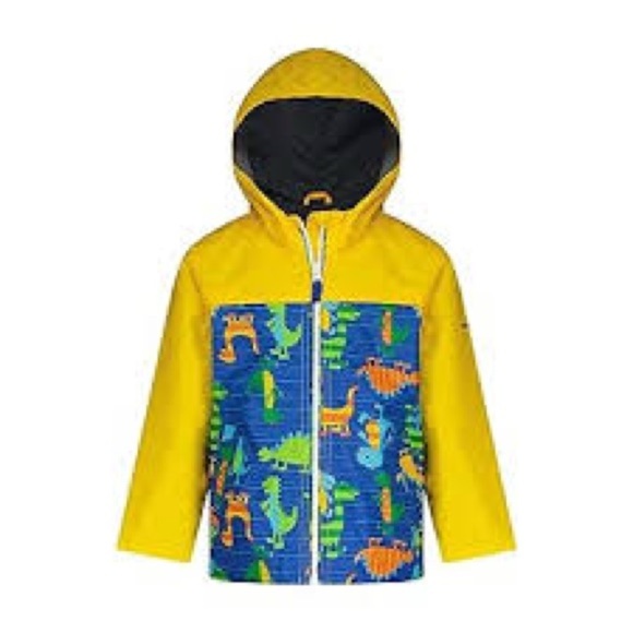 OshKosh B'gosh Cozy yellow and blue Jacket and splash pants - Picture 6 of 7